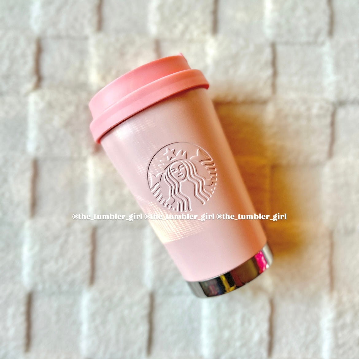 Starbucks Thailand Baby Pink 16oz Stainless Steel Tumbler