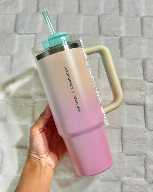 Stanley x Starbucks Taiwan Exclusive Pink Gradient 30oz Stainless Steel Tumbler