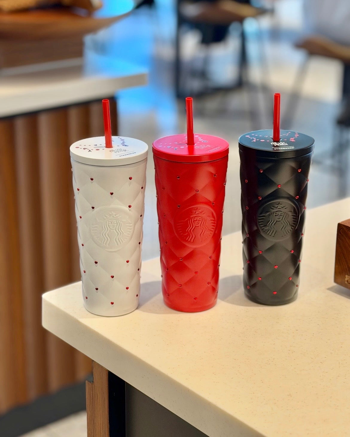 Starbucks China x The Devil Wears Prada Diamond Stainless Steel Tumbler 20oz with Card Holder (READY TO SHIP)