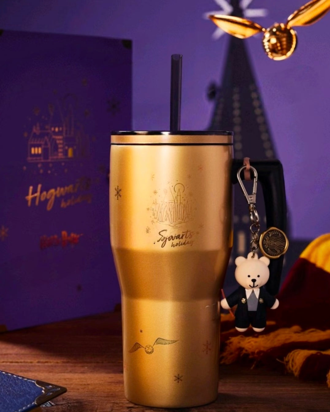 Starbucks China × Harry Potter Stainless Steel Cold Cup Tumbler 30oz (ships end of Dec.)