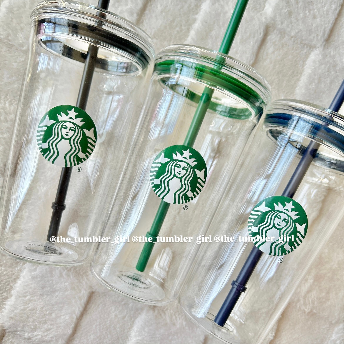 Starbucks China 2025 Minimalist Series 20oz Glass Cup (READY TO SHIP)