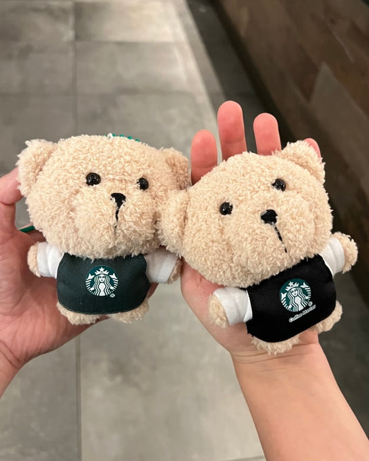 Starbucks China Exclusive Bearista Plush – Keychain / Bag Charm (Green Apron or Black Apron)