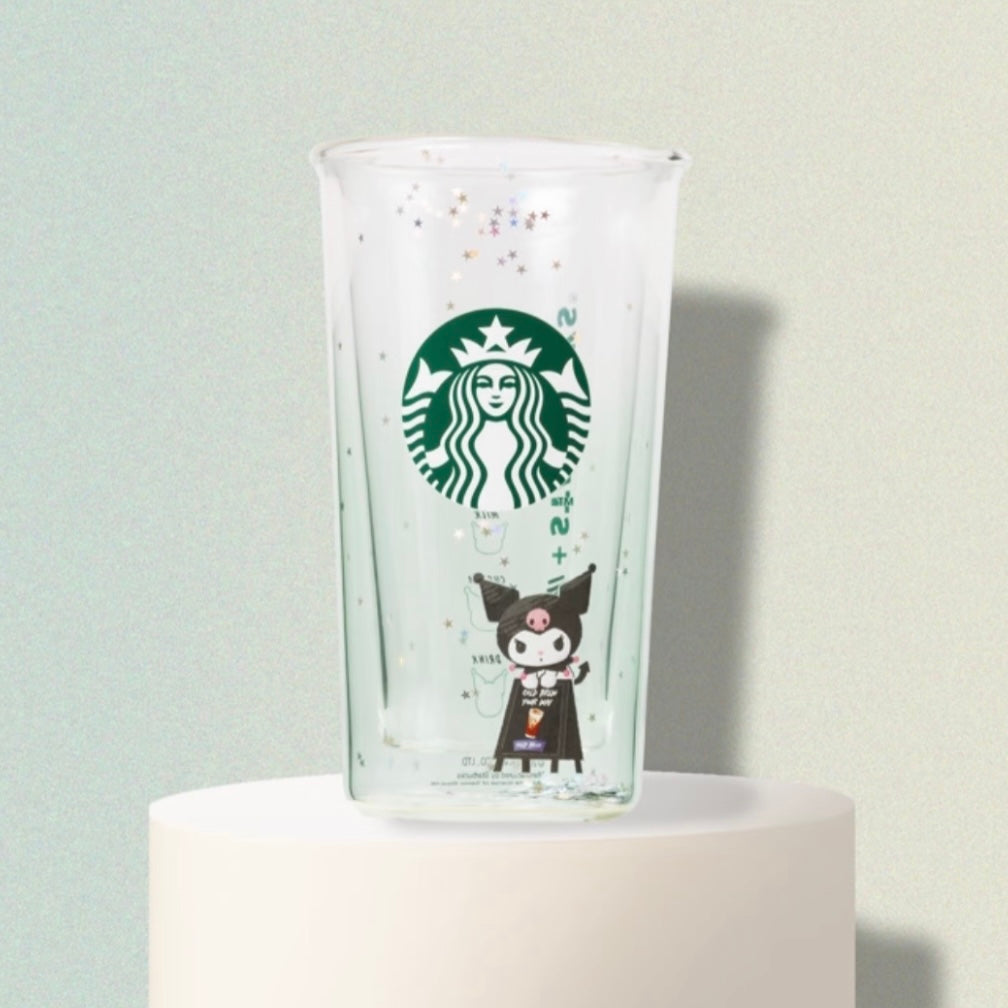 Starbucks Hong Kong x Kuromi 12oz Double-Wall Glass Cup (PRE-ORDER)