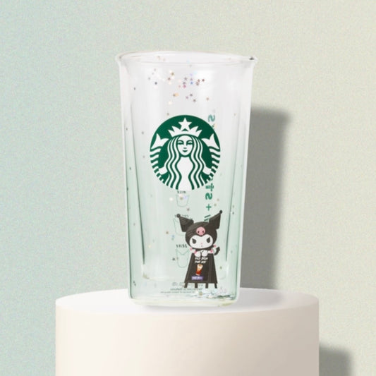 Starbucks Hong Kong x Kuromi 12oz Double-Wall Glass Cup (PRE-ORDER)