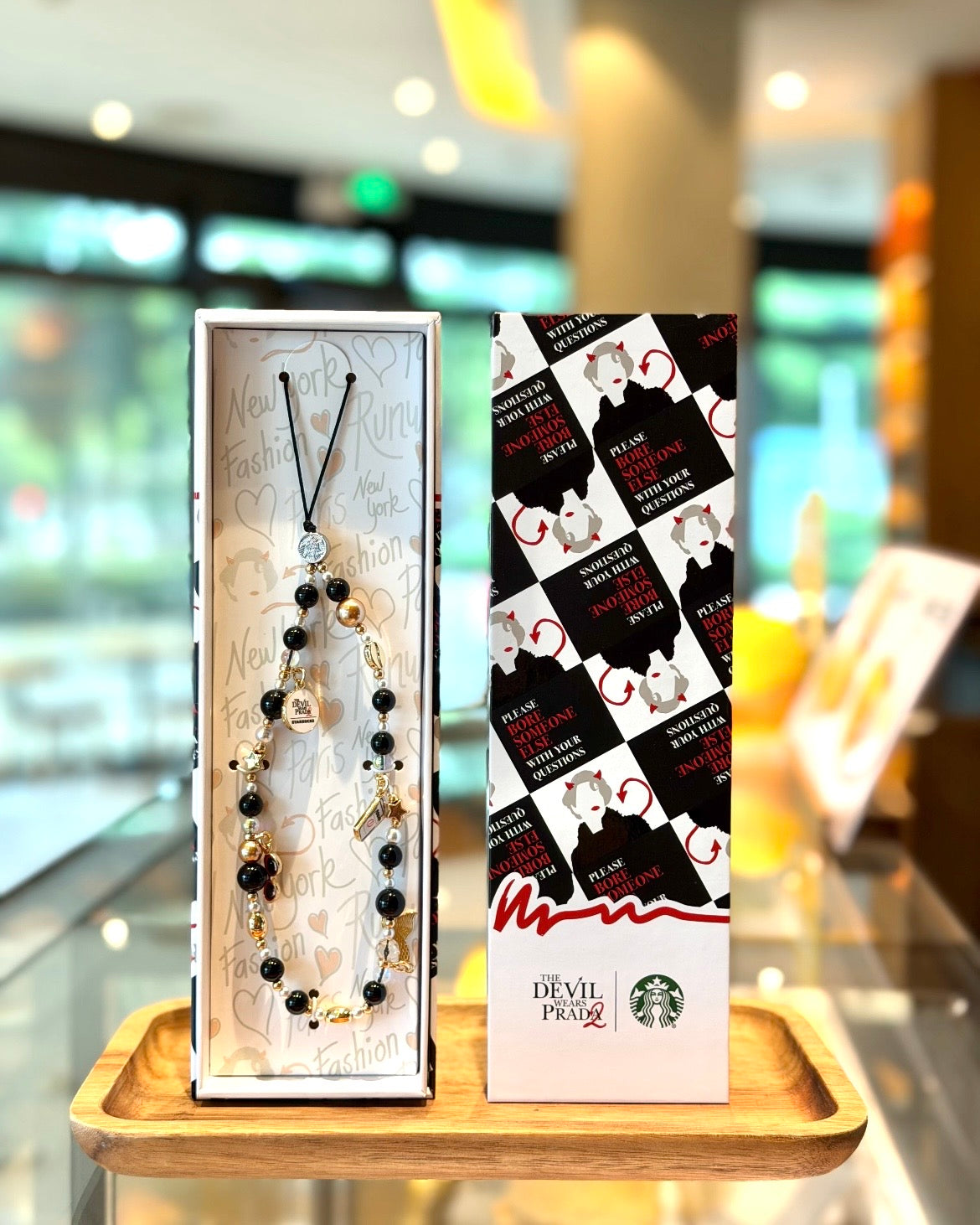 Starbucks China x The Devil Wears Prada "Miranda” Phone Charm (READY TO SHIP)