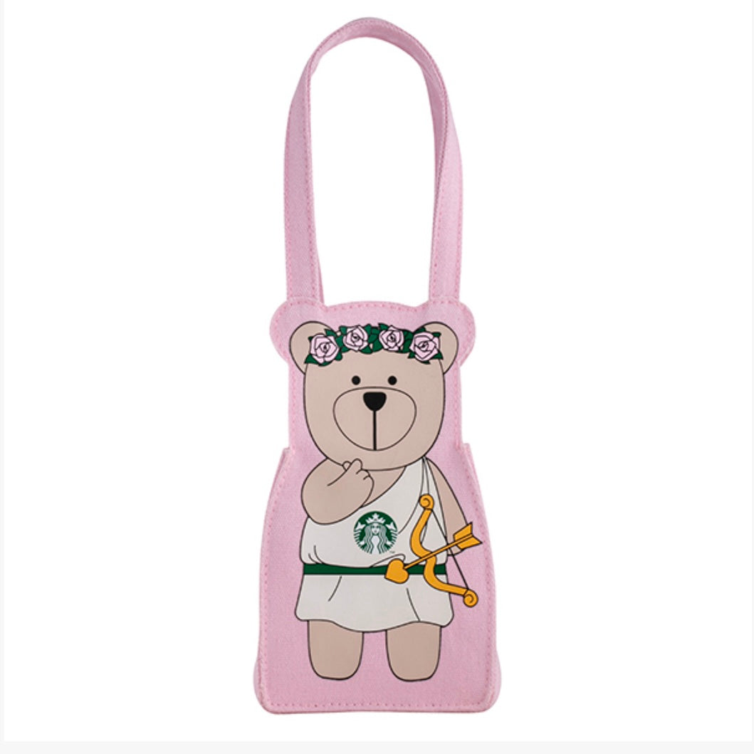 *PRE-ORDER* Starbucks Taiwan Valentine’s Cupid Bearista Canvas Tumbler Bag