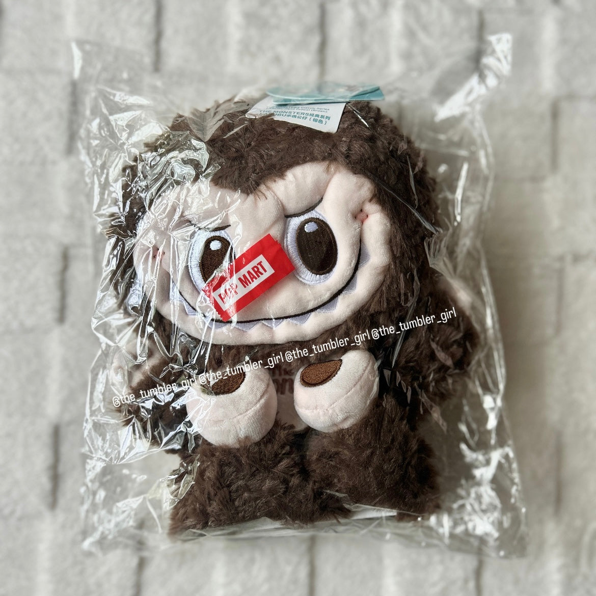 POP MART POP LAND LABUBU Hand Puppet Plush (Brown/Light Brown)