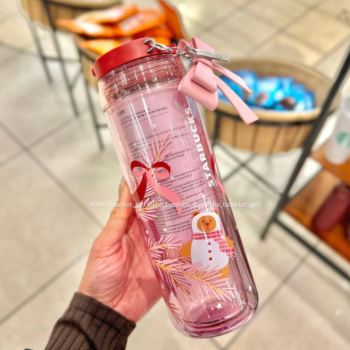 Starbucks Holiday 2025 Bear Cold Cup Tumbler 16oz (READY TO SHIP)