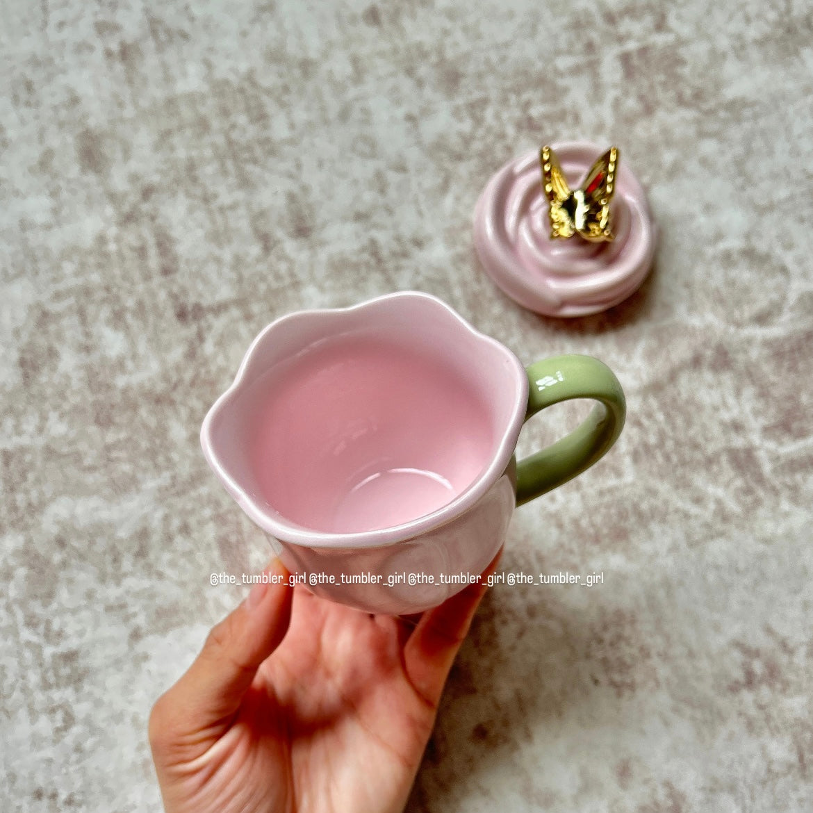 Starbucks China Floral Series Rose Ceramic Mug 4.5oz  (READY TO SHIP)