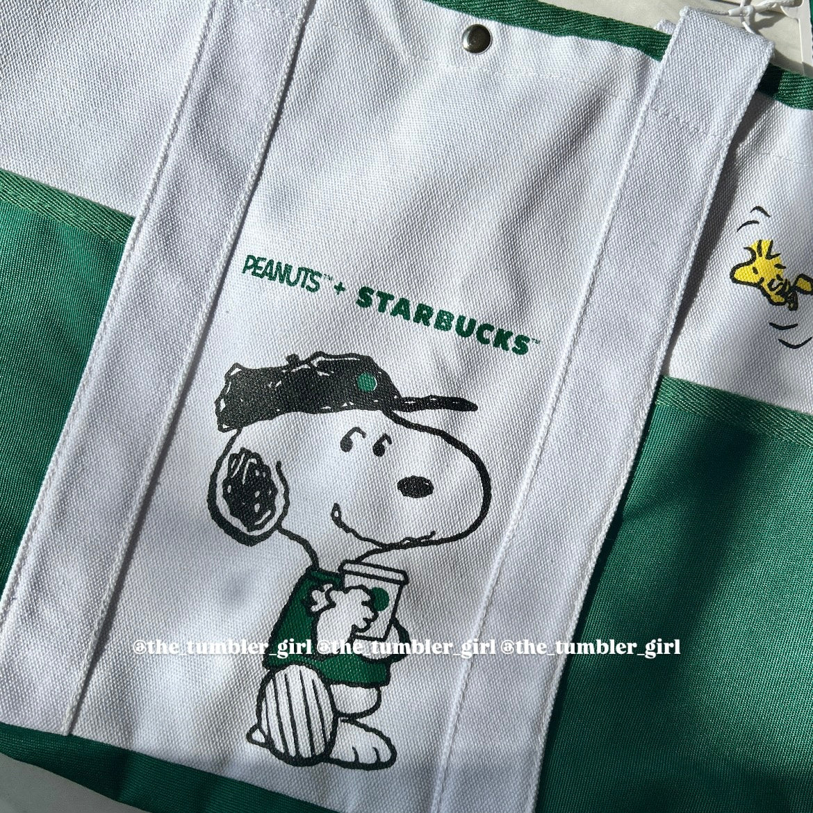 Starbucks China x PEANUTS Snoopy Canvas Tote Bag (READY TO SHIP)