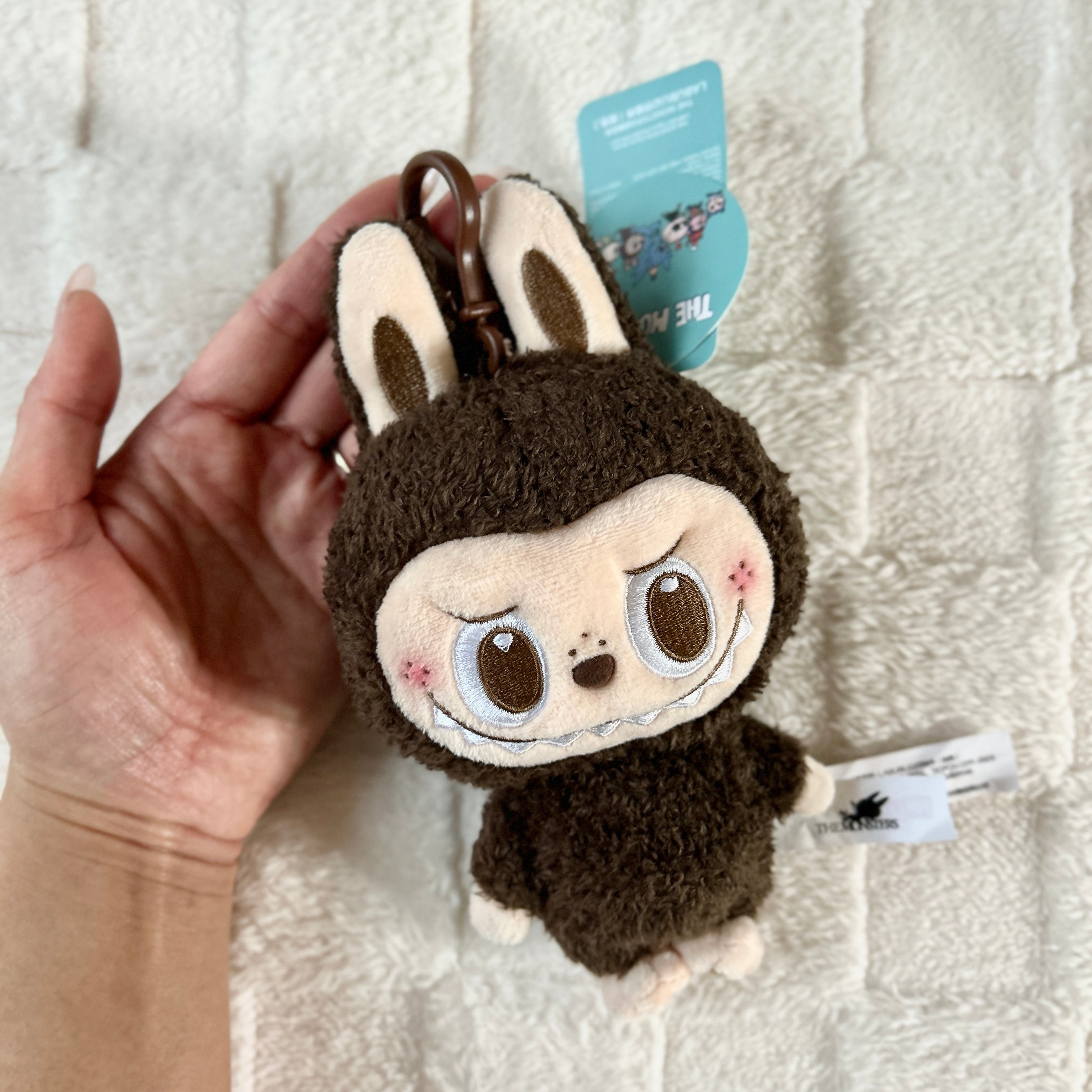 中国　北京限定　popmart land ラブブ labubu ぬいぐるみ　茶色 正規品未使用】北京限定品☆Popland Labubu イエローラブブ