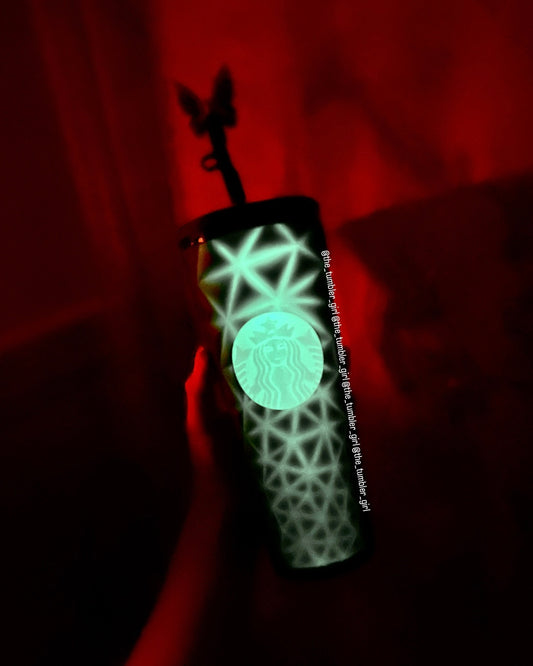 Starbucks Halloween Black Prism Glow In The Dark Tumbler (READY TO SHIP)