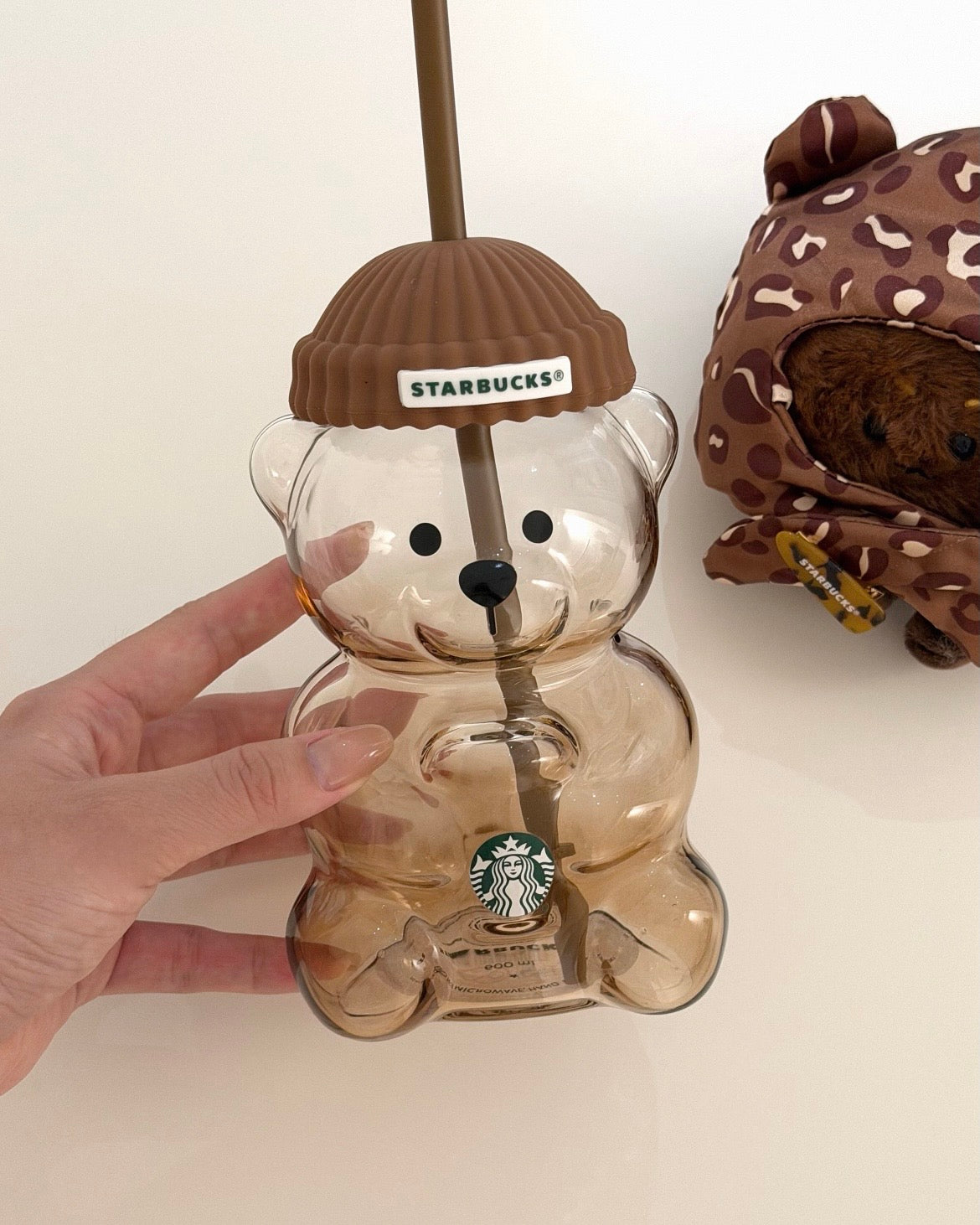 2026 China Exclusive Leopard Series Bearista Glass Cup (Ships Late August)