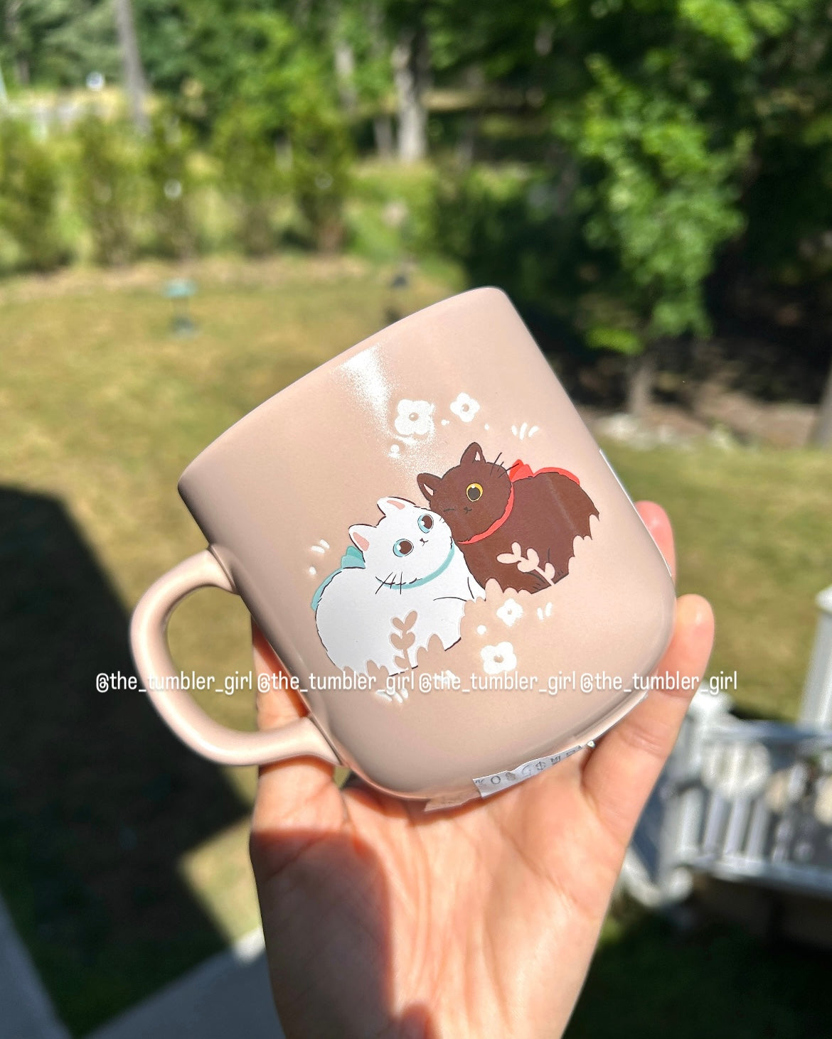 2026 Taiwan Exclusive 12oz Moments In The Garden Cats Ceramic Mug (READY TO SHIP)