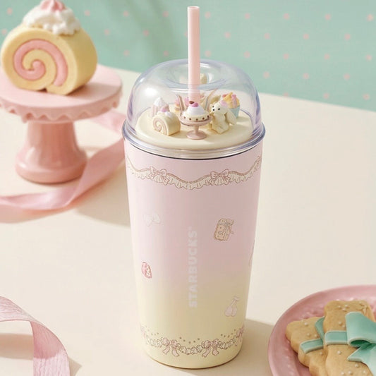 Starbucks China 2026 Summer Dessert Party Series 20oz Stainless Steel Tumbler