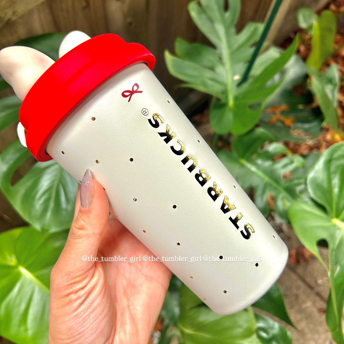 2025 China Exclusive 14.5oz Christmas Series Stainless Steel Tumbler With Bow Silicone Lid (READY TO SHIP)