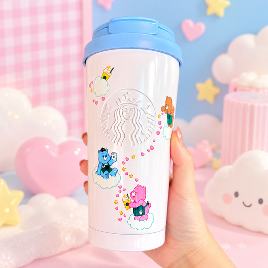 2026 Taiwan Exclusive Care Bears Collection 16oz Stainless Steel Tumbler (Ships Early November)