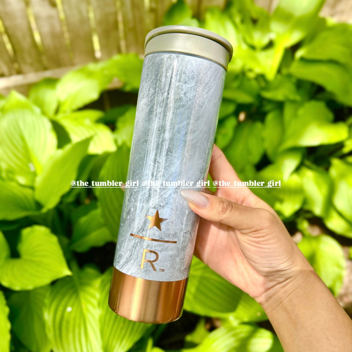 Starbucks Taiwan 2025 Reserve Exclusive 16oz Grey Marble Stainless Steel Bottle (READY TO SHIP)