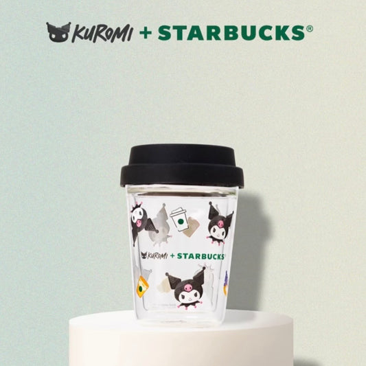 Starbucks Hong Kong x Kuromi 10oz Double Wall Glass Cup