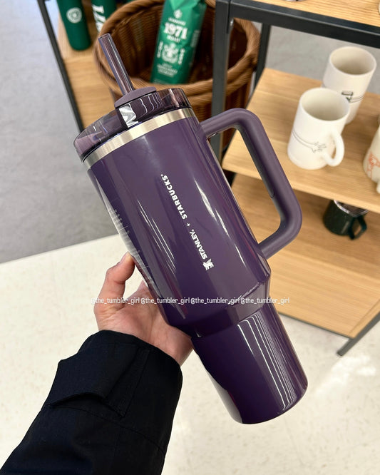 Stanley x‎ Starbucks 2026 PLUM PURPLE 40oz Stainless Steel Tumbler