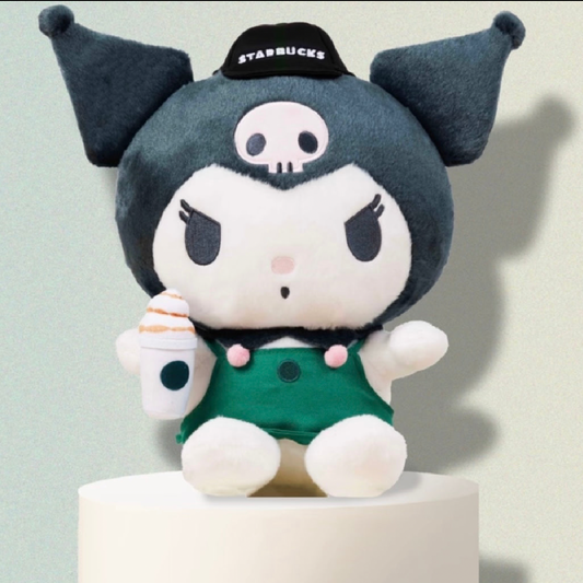 Limited Edition • Starbucks Hong Kong x Kuromi Style Plush - Huggable Size (READY TO SHIP)