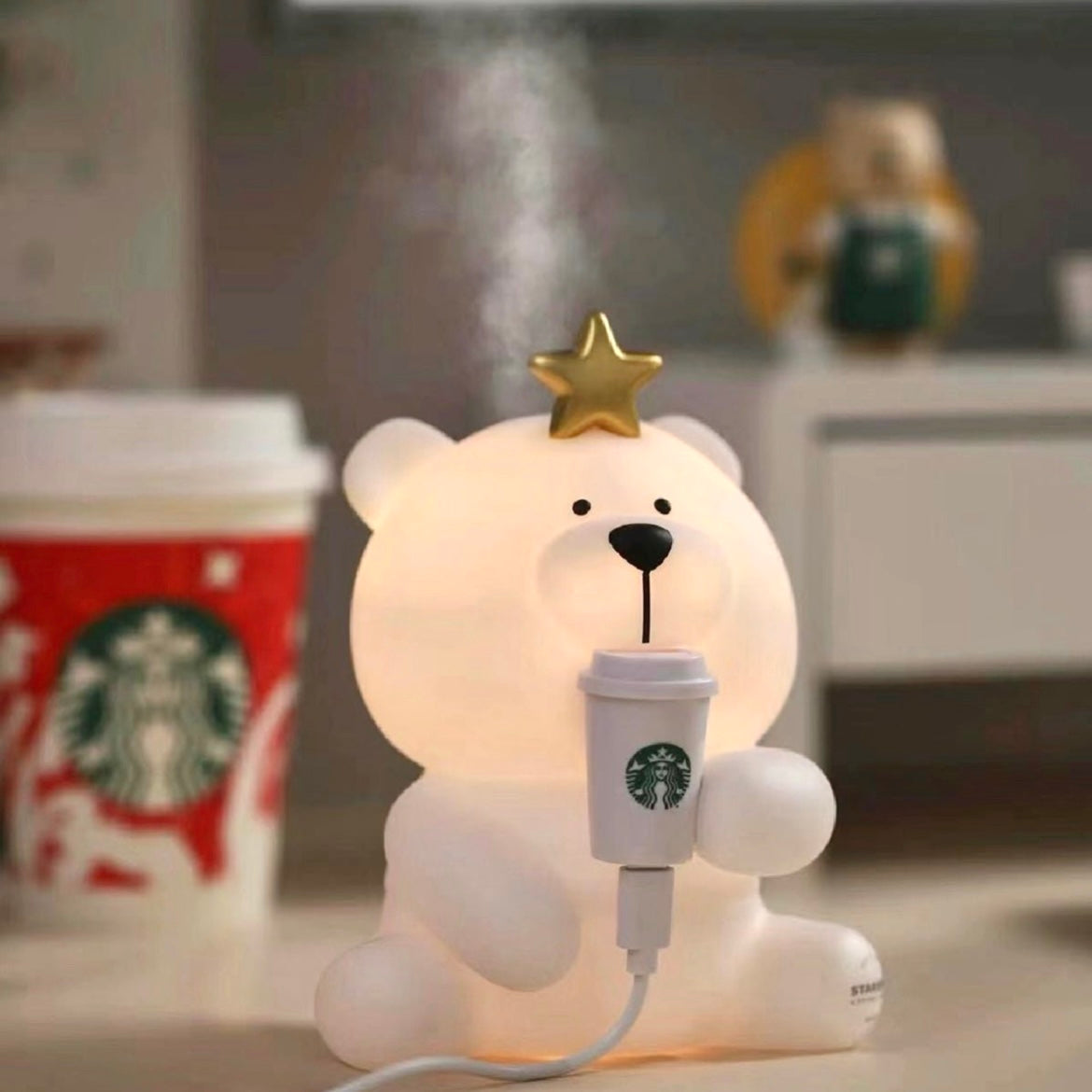 Starbucks Bearista Diffuser/Humidifier Night Light