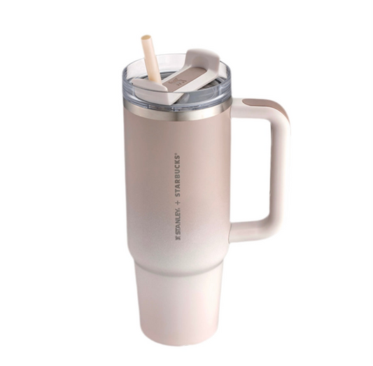 *LIMITED*Stanley x Starbucks Taiwan Nude (Beige) Gradient 30oz Stainless Steel Tumbler