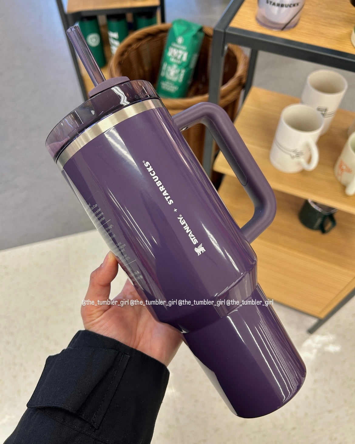 Stanley x‎ Starbucks 2026 PLUM PURPLE 40oz Stainless Steel Tumbler