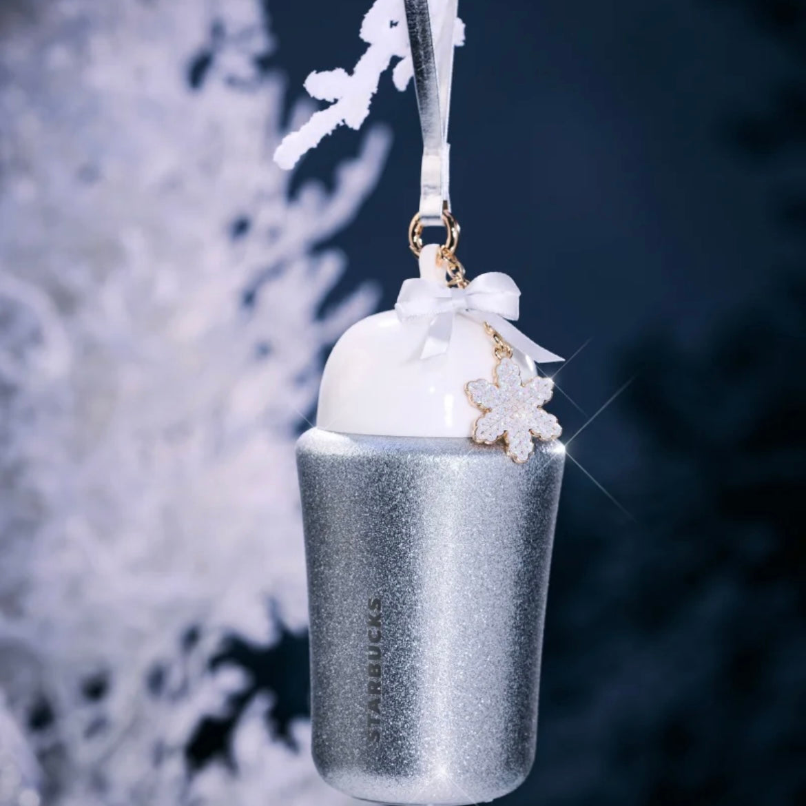 Starbucks China 2025 Snowy Wonderland Series 10oz Bell-Shaped Stainless Steel Cup (Ships Mid-Dec.)