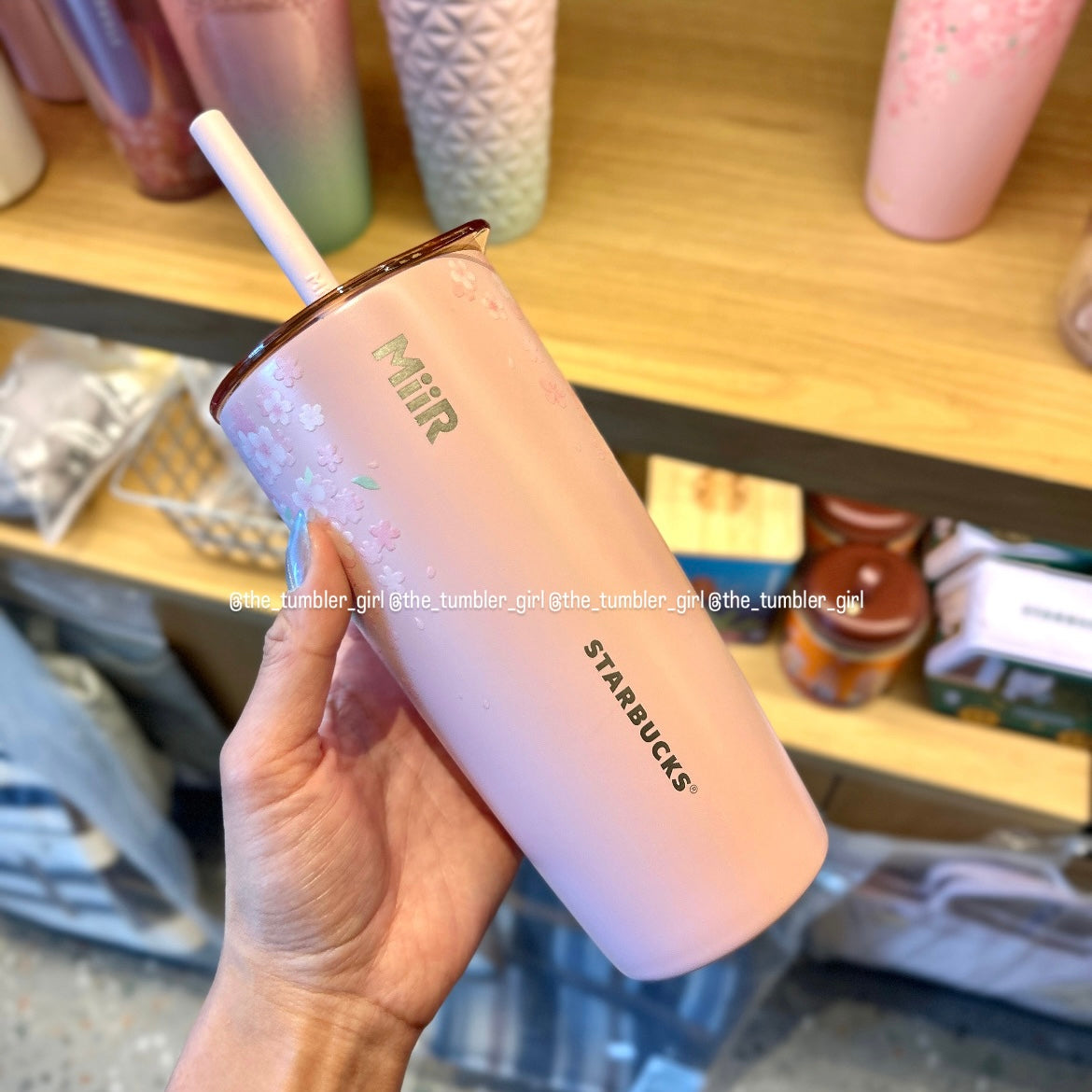 Starbucks Taiwan x MiiR Sakura Corgi Stainless Steel Tumbler 20oz (ships late March)