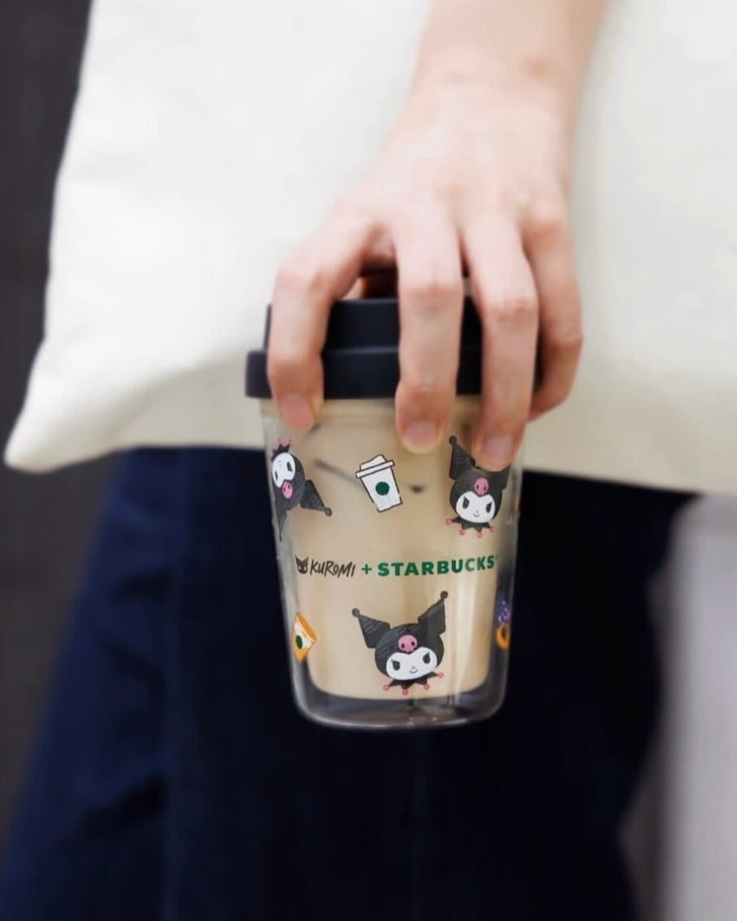 Starbucks Hong Kong x Kuromi 10oz Double Wall Glass Cup
