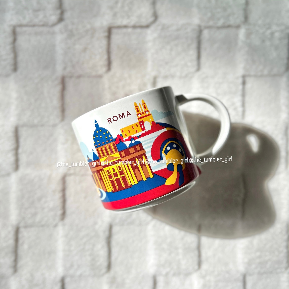 Starbucks You Are Here Collection Roma Italy 14oz Ceramic Mug (READY TO SHIP)