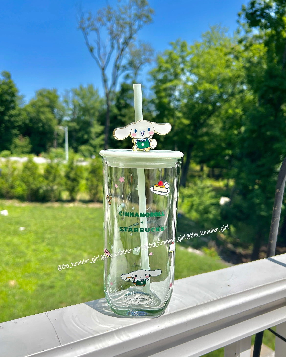 2026 Philippines Exclusive Cinnamoroll 16oz Glass Cup (READY TO SHIP)