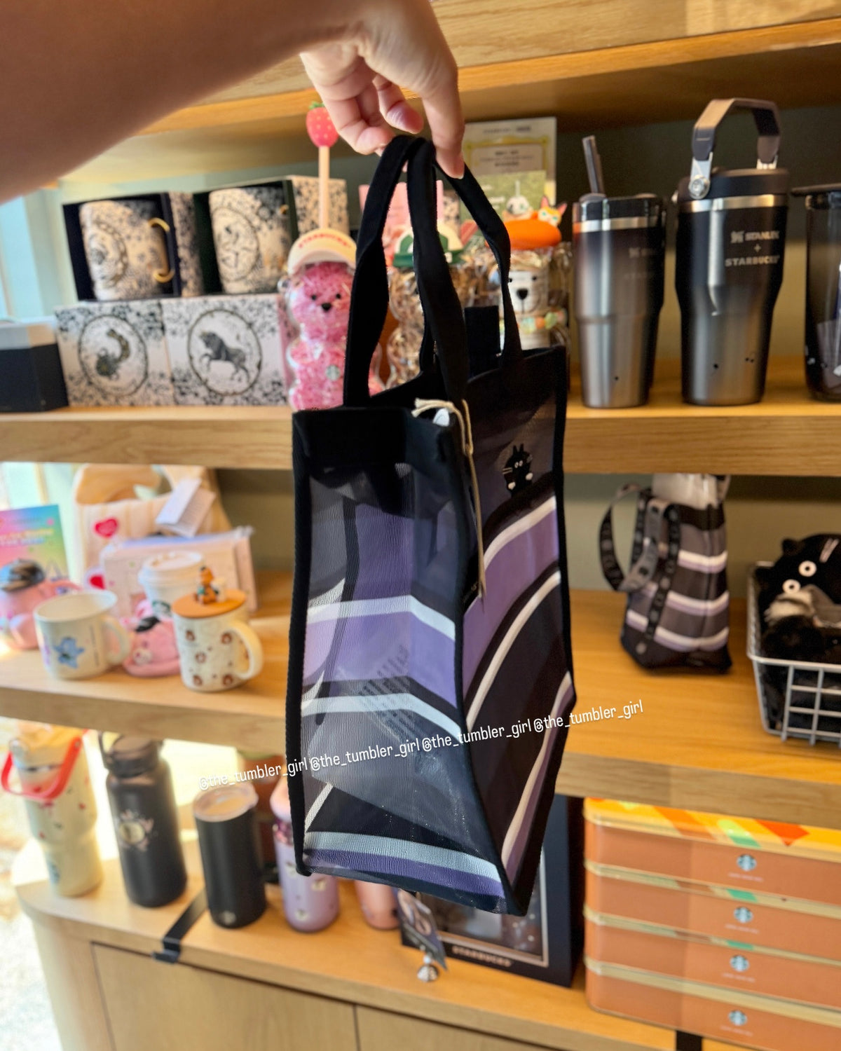 2026 Taiwan Black Cat Fairy Band Release Mesh Tote (Ships Early November)