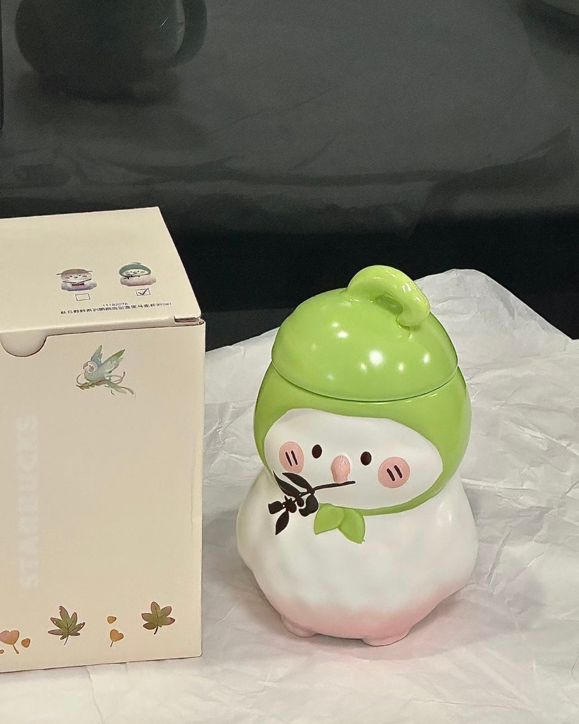 Starbucks China Exclusive 13oz Autumn Field Bird Ceramic Mug (READY TO SHIP)