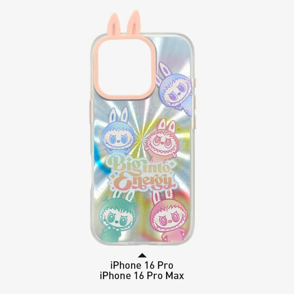 POP MART Labubu Big Into Energy Phone Case - Iphone 16 Pro/Pro Max (READY TO SHIP)