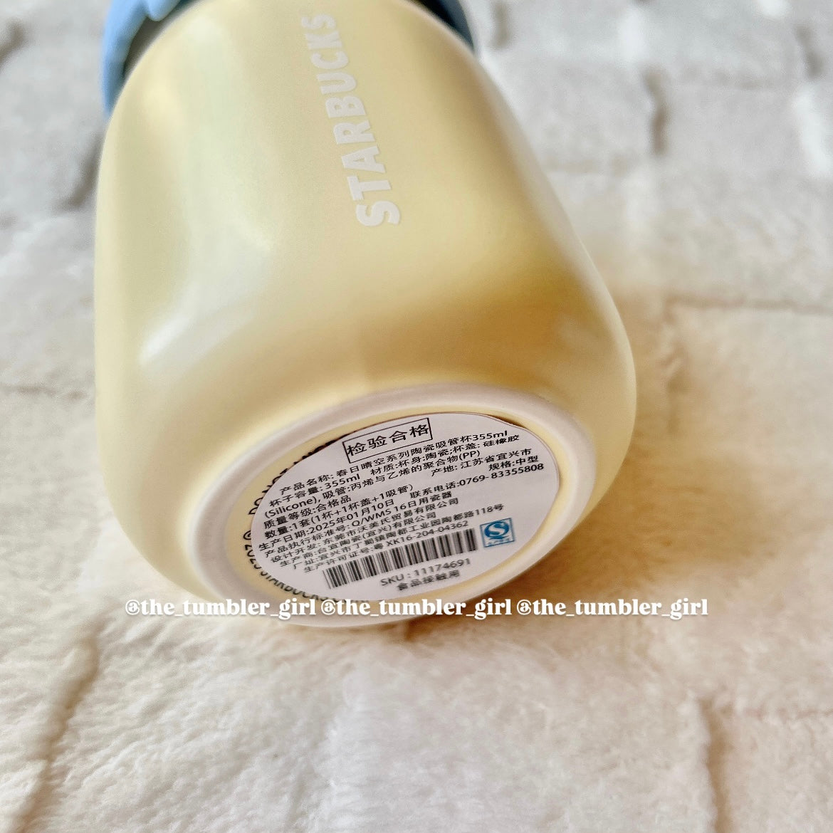 Starbucks China Exclusive Cheese Butter Cute Bear Milk 12oz Ceramic Mug (READY TO SHIP)