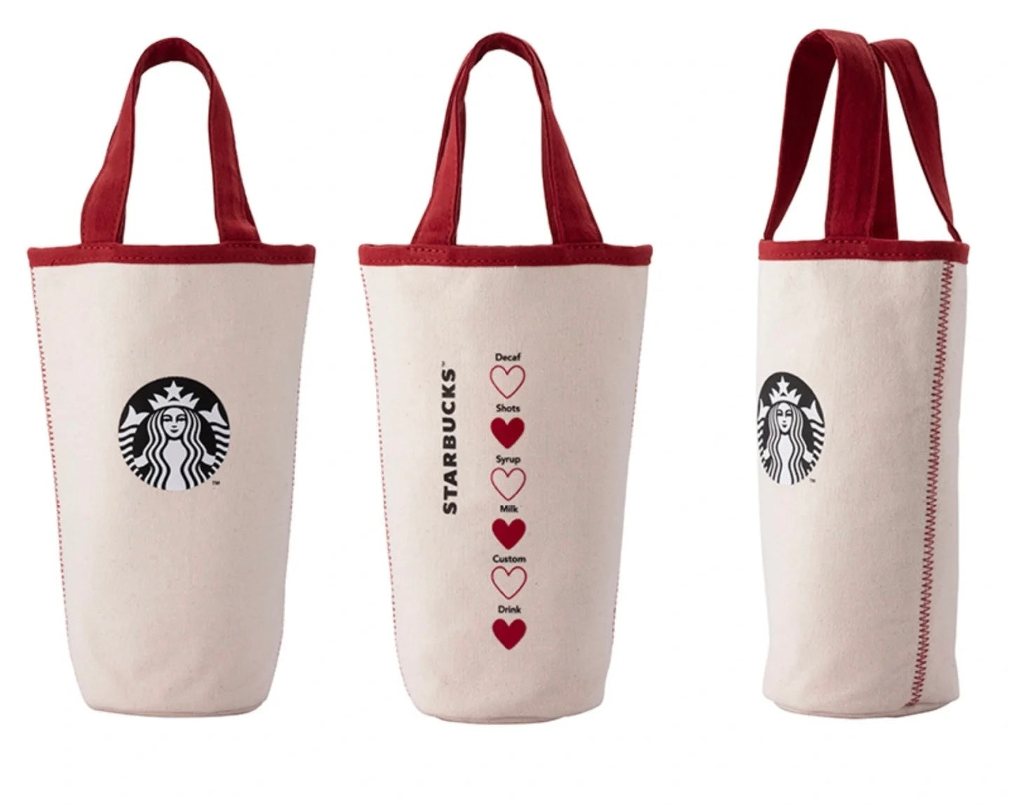 Starbucks Taiwan Valentine’s Day love classic tumbler bag