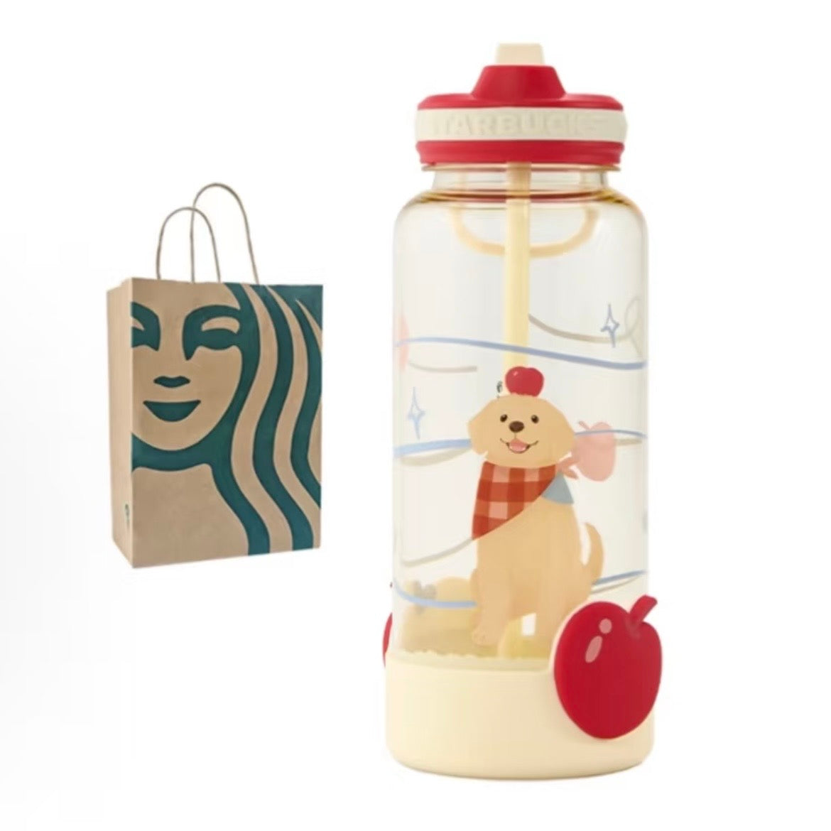 Starbucks China 2026 Paws Series 34oz Water Bottle