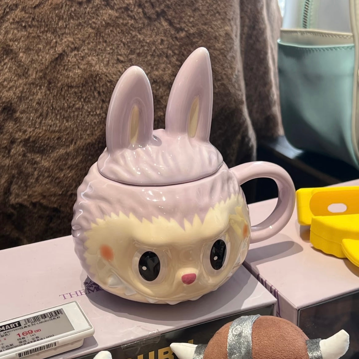 POP MART - POP LAND Exclusive LABUBU Purple Ceramic Mug (READY TO SHIP)