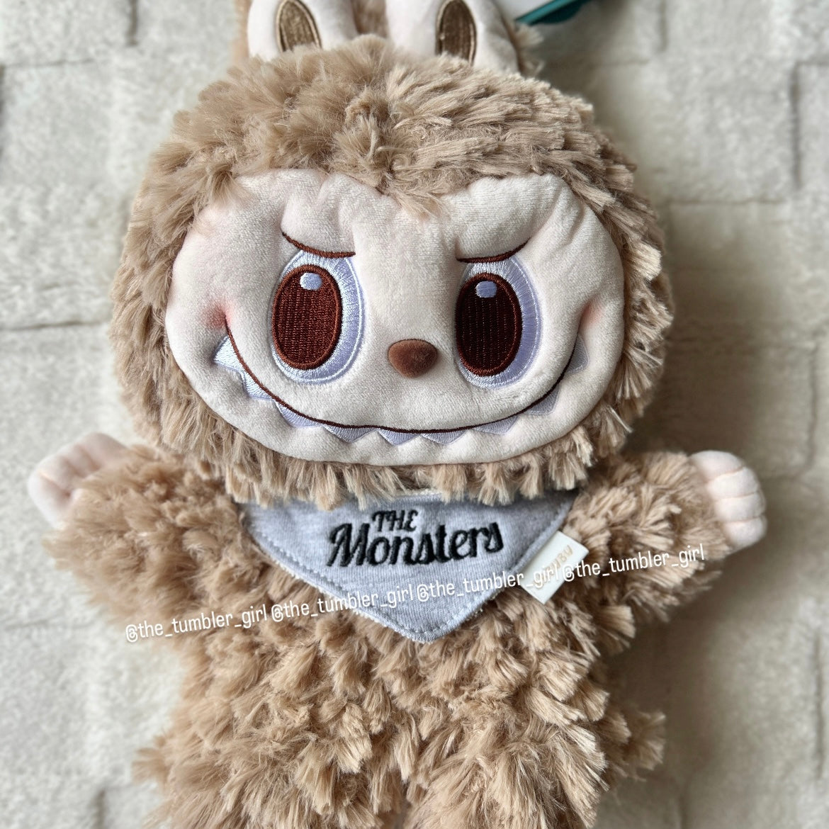 POP MART POP LAND LABUBU Hand Puppet Plush (Brown/Light Brown)