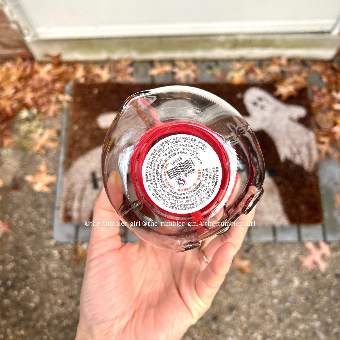 Starbucks China Exclusive Penguin Glass Cold Cup 22oz (READY TO SHIP)