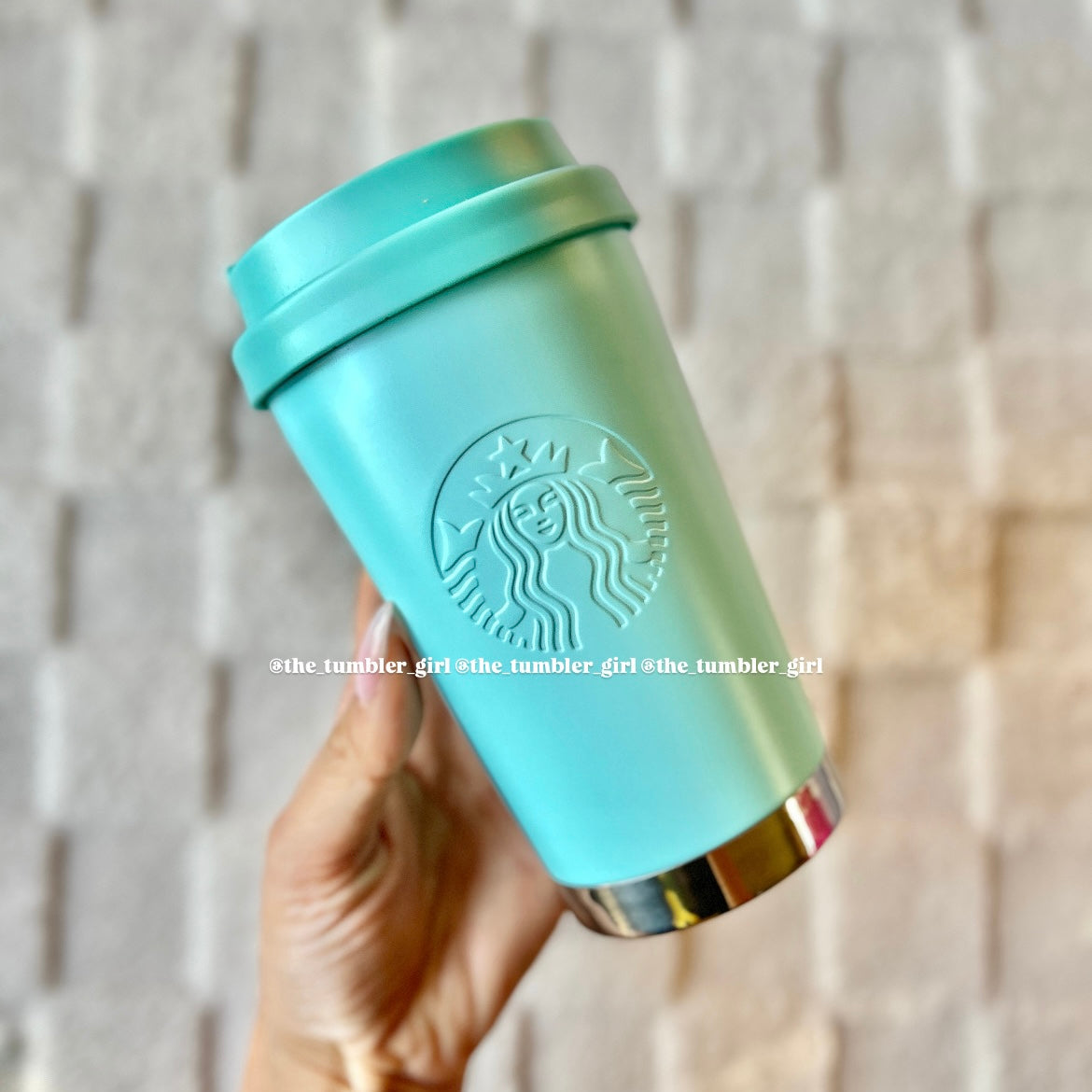 Starbucks Thailand Tiffany Blue 16oz Stainless Steel Tumbler