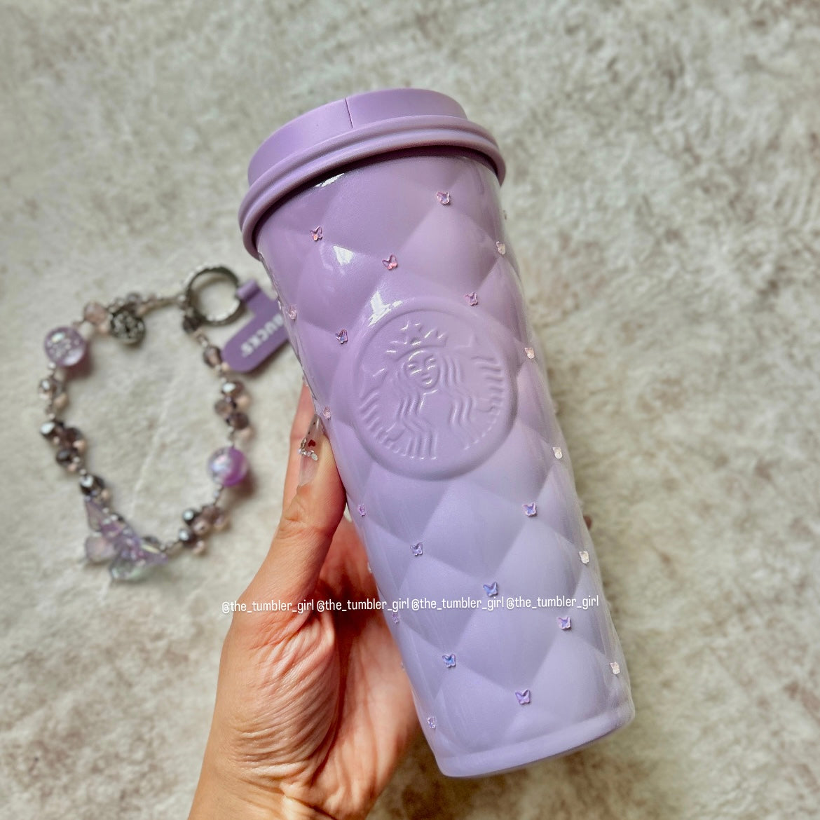 Starbucks China 2026 Sakura 20oz Double Lid Diamond Tumbler Gift Box (READY TO SHIP)