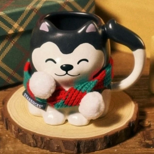 Starbucks China 2025 Holiday 15.5oz Husky Ceramic Mug (READY TO SHIP)