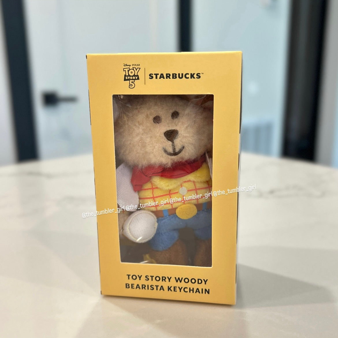 Starbucks Korea x Toy Story 5 Series Woody Bearista Keychain (READY TO SHIP)