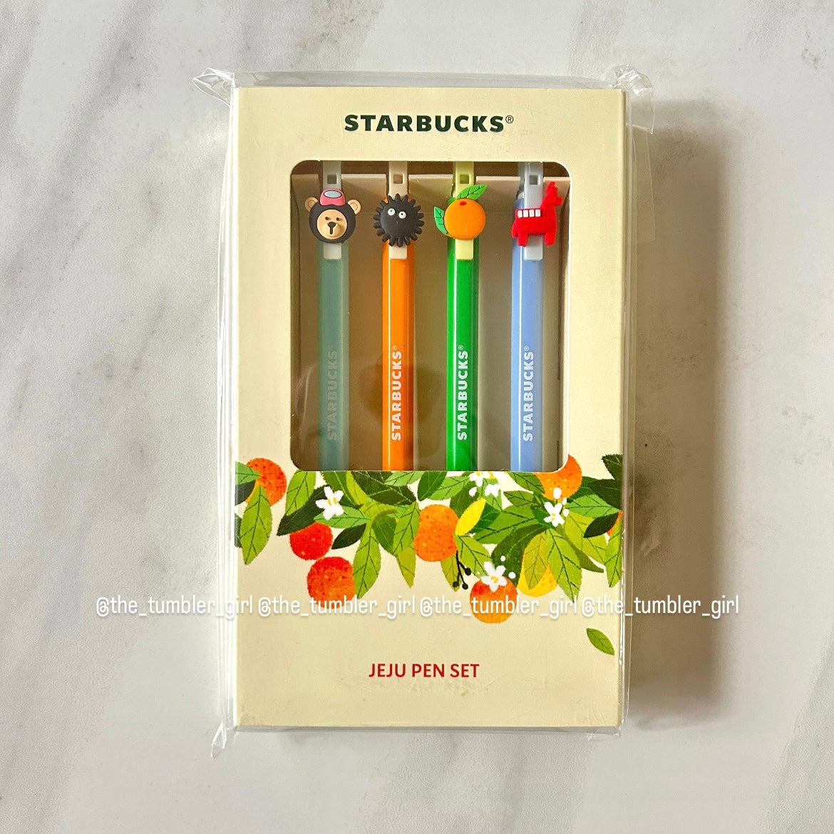 Starbucks Korea (Jeju island exclusive) ballpoint pen set