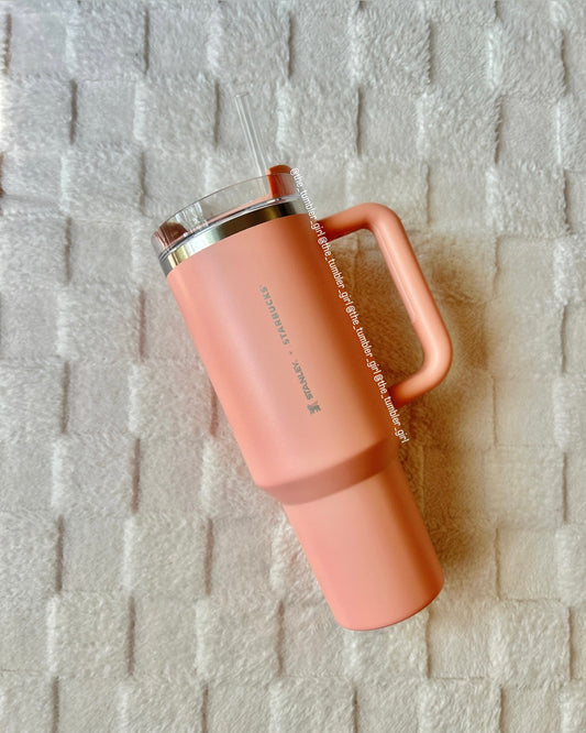 Stanley + Starbucks 40oz Peach Pink Quencher Tumbler (Target Exclusive)