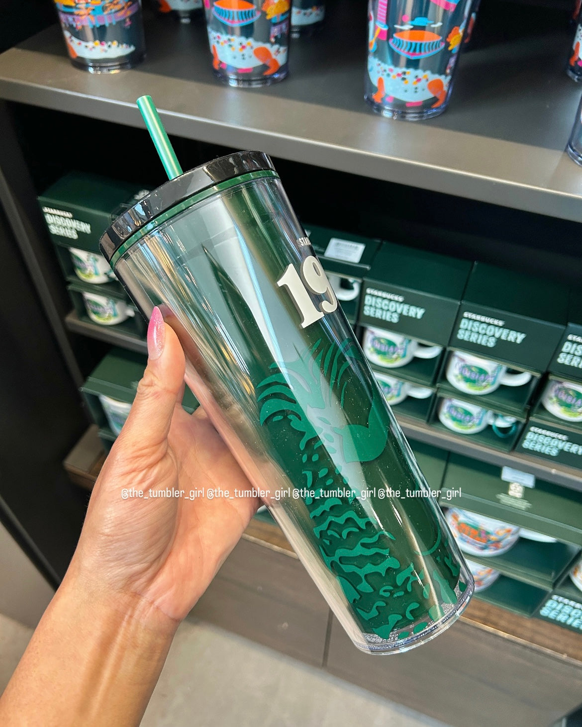 Starbucks Limited Edition 1971 Green Siren Heritage Roast Cold Cup Tumbler 24oz