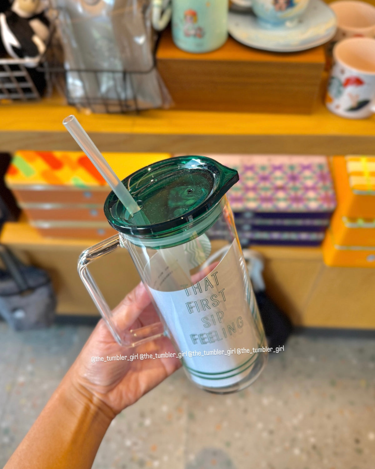 2026 Taiwan Exclusive 20oz Glass Cold Cup With Handle (Ships Early November)